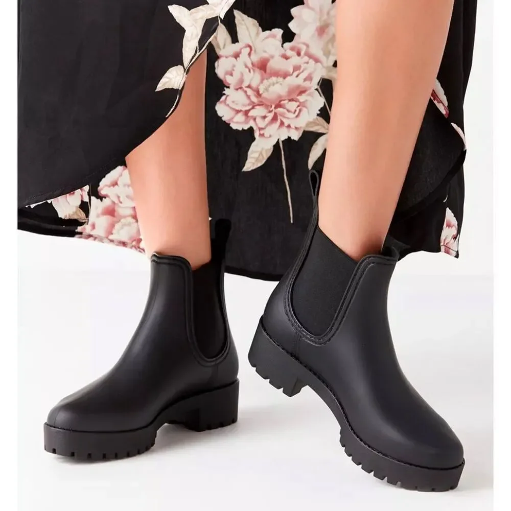 Jeffrey Campbell Cloudy Rain Boot Size 8